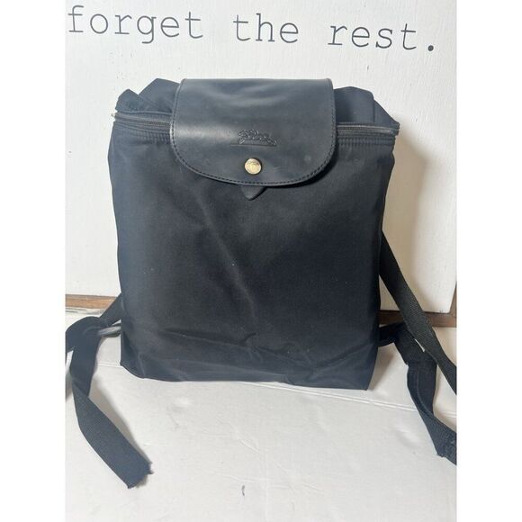 Longchamp Handbags - longchamp Le Pliage Medium Back Pack Black